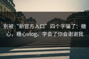 别被“新官方入口”四个字骗了：糖心，糖心vlog。学会了你会谢谢我